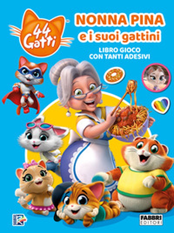 Nonna Pina e i suoi gattini. 44 gatti. Libro gioco con adesivi - Librerie.coop Nonna Pina e i suoi gattini. 44 gatti. Libro gioco con adesivi - Librerie.coop