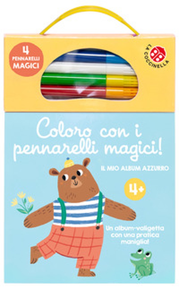 Coloro con i pennarelli magici 4+. Il mio album azzurro - Librerie.coop