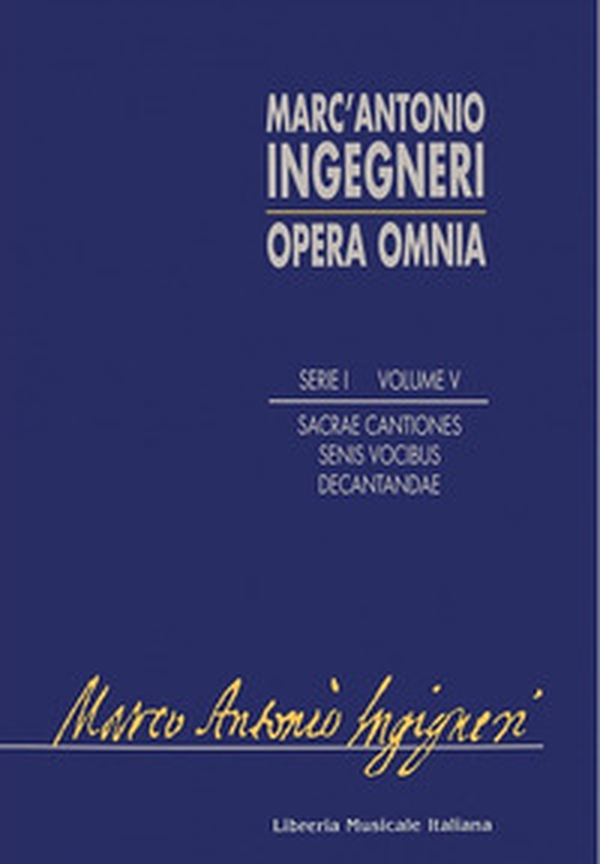 Opera omnia. Serie prima: musica sacra - Vol. 5 - Librerie.coop Opera omnia. Serie prima: musica sacra - Vol. 5 - Librerie.coop