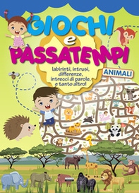 Giochi e passatempi animali. Labirinti, intrusi, differenze, intrecci di parole e tanto altro! - Librerie.coop