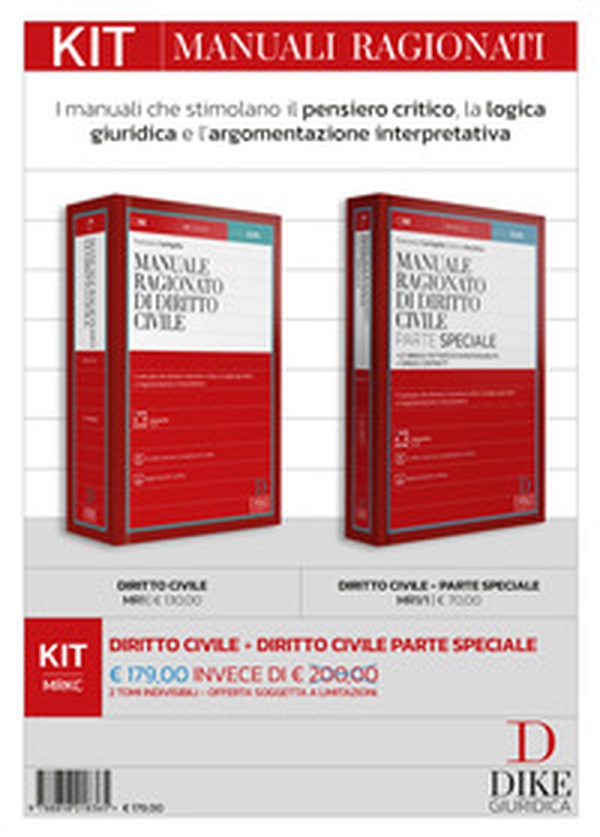 Kit. Manuali ragionati: Diritto civile-Diritto civile parte speciale - Librerie.coop