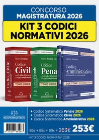 Kit codici normativi 2026 per il concorso in magistratura. Civile-Penale-Amministrativo - Librerie.coop
