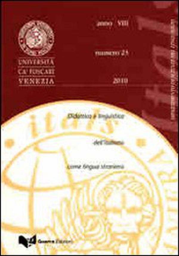 Itals. Didattica e linguistica dell'italiano come lingua straniera (2010) - Vol. 23 - Librerie.coop Itals. Didattica e linguistica dell'italiano come lingua straniera (2010) - Vol. 23 - Librerie.coop