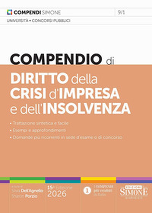 Compendio di diritto della crisi d'impresa e dell'insolvenza - Librerie.coop