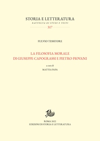 La filosofia morale di Giuseppe Capograssi e Pietro Piovani - Librerie.coop
