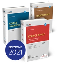 Kit Concorso magistratura: Codice civile. Codice di procedura civile e leggi complementari-Codice penale. Codice di procedura penale e leggi complementari- Codice amministrativo - Librerie.coop
