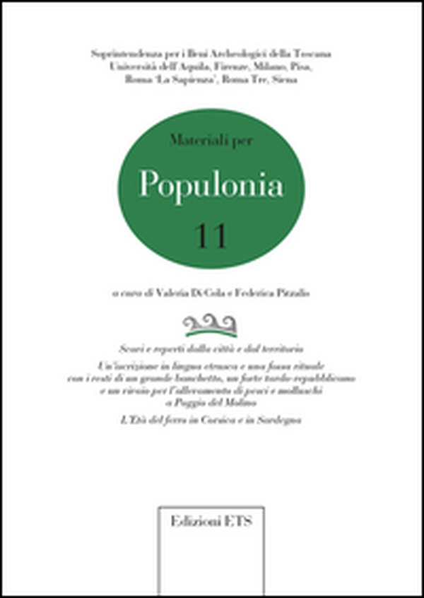 Materiali per Populonia - Vol. 11 - Librerie.coop Materiali per Populonia - Vol. 11 - Librerie.coop