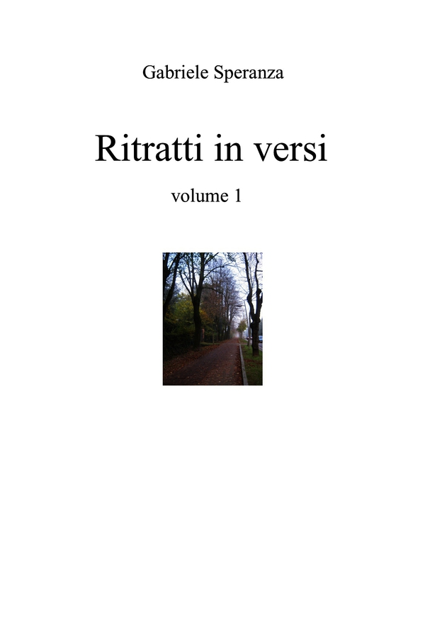 Ritratti in versi volume 1 - Librerie.coop Ritratti in versi volume 1 - Librerie.coop