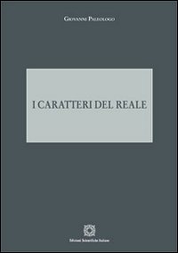 I caratteri del reale - Librerie.coop I caratteri del reale - Librerie.coop