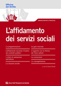 L'affidamento dei servizi sociali - Librerie.coop