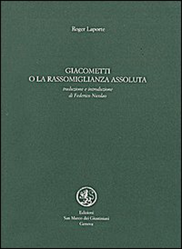 Giacometti o la rassomiglianza assoluta - Librerie.coop Giacometti o la rassomiglianza assoluta - Librerie.coop