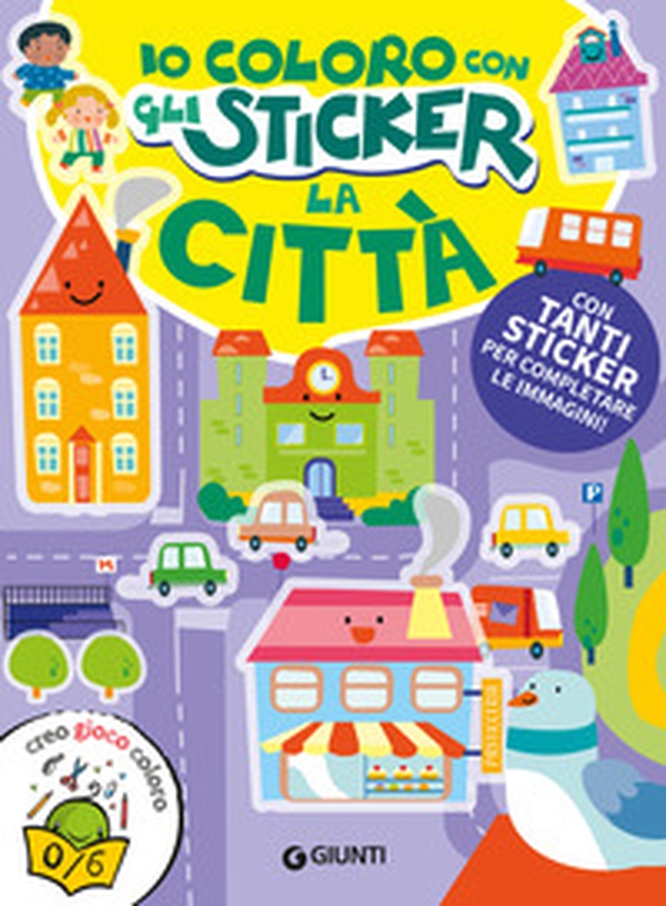 Città. Io coloro con gli stickers - Librerie.coop