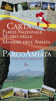Carta Parco Nazionale Museo delle Miniere dell'Amiata. Riproduce in scala 1: 120.000 l'intera zona - Librerie.coop