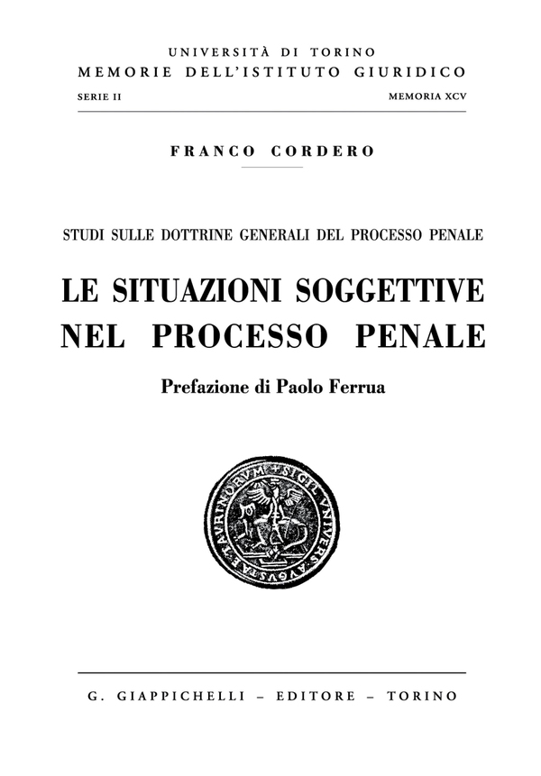 Le situazioni soggettive nel processo penale - e-Book - Librerie.coop Le situazioni soggettive nel processo penale - e-Book - Librerie.coop