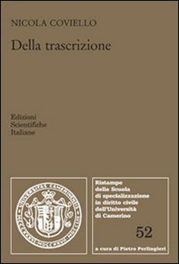 Della trascrizione - Librerie.coop Della trascrizione - Librerie.coop