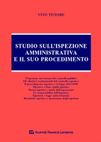 Studio sull'ispezione amministrativa e il suo procedimento - Librerie.coop