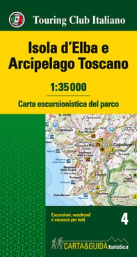 Isola d'Elba e Arcipelago toscano. Carta escursionistica del parco. 1:35.000 - Librerie.coop