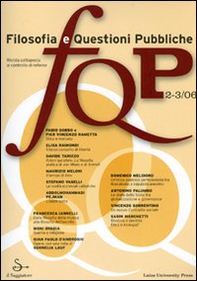 FQP. Filosofia e questioni pubbliche. (2006) Vol. 2-3 - Librerie.coop FQP. Filosofia e questioni pubbliche. (2006) Vol. 2-3 - Librerie.coop