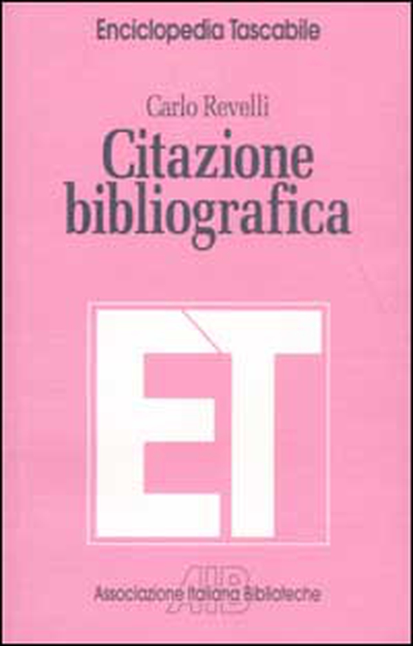 Citazione bibliografica - Librerie.coop