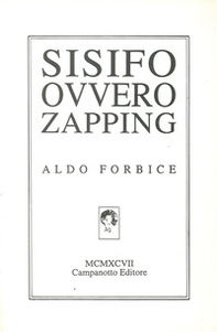 Sisifo ovvero zapping - Librerie.coop