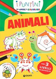 Animali. I puntini da unire e colorare. Con 3 livelli di difficoltà - Librerie.coop