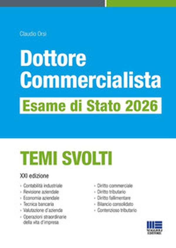 Dottore commercialista. Esame di Stato 2026. Temi svolti - Librerie.coop
