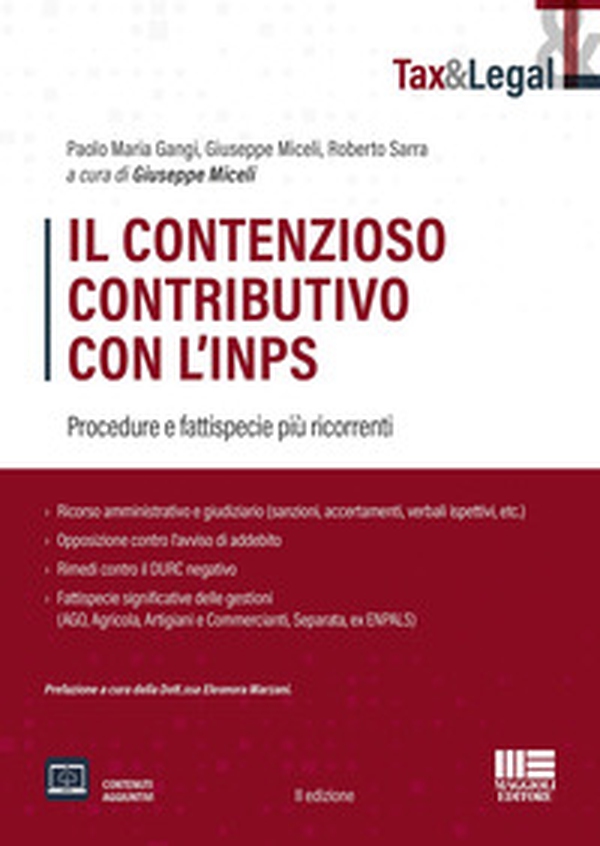 Il contenzioso contributivo con l'INPS - Librerie.coop Il contenzioso contributivo con l'INPS - Librerie.coop