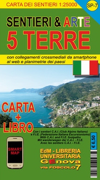 SP 7 sentieri & arte Cinque Terre 1:25.000 - Librerie.coop
