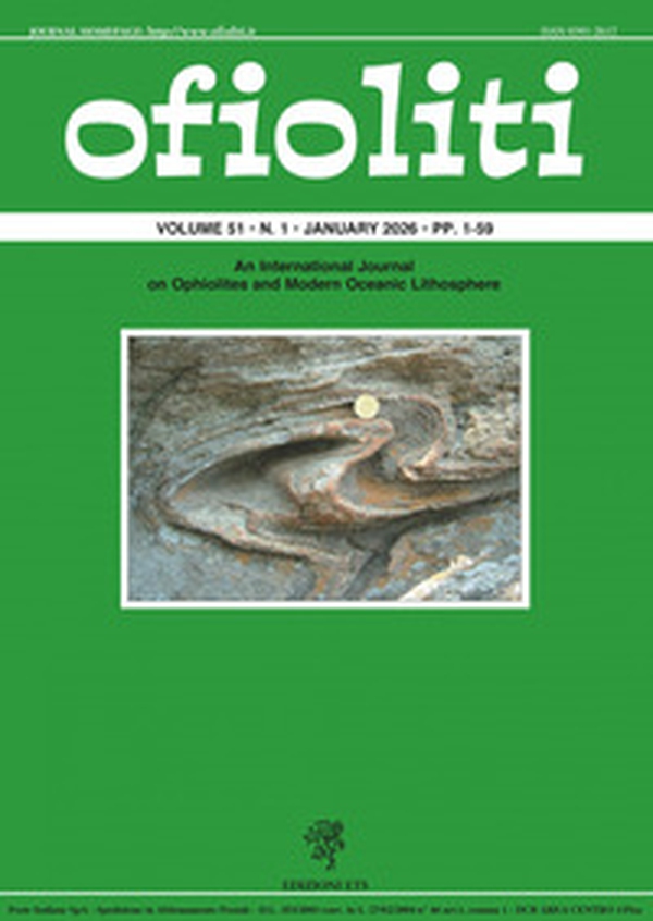 Ofioliti. An international journal on ophiolites and modern oceanic lithosphere - Vol. 51\1 - Librerie.coop