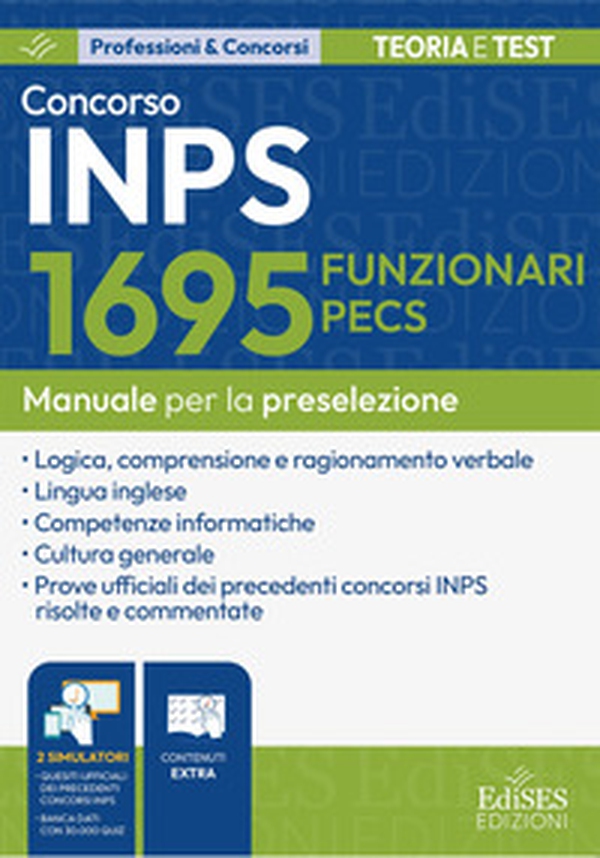 Concorso 1695 Funzionari PECS INPS: manuale per la preselezione - Librerie.coop