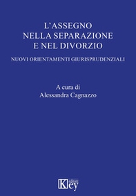 L'assegno nella separazione e nel divorzio - Librerie.coop