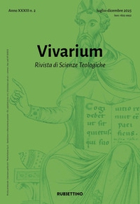 Vivarium. Rivista di scienze teologiche - Vol. 2 - Librerie.coop