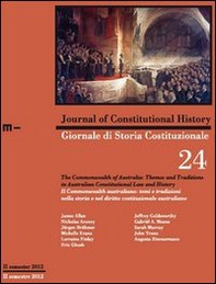 Giornale di storia costituzionale. Ediz. italiana e inglese - Vol. 24 - Librerie.coop