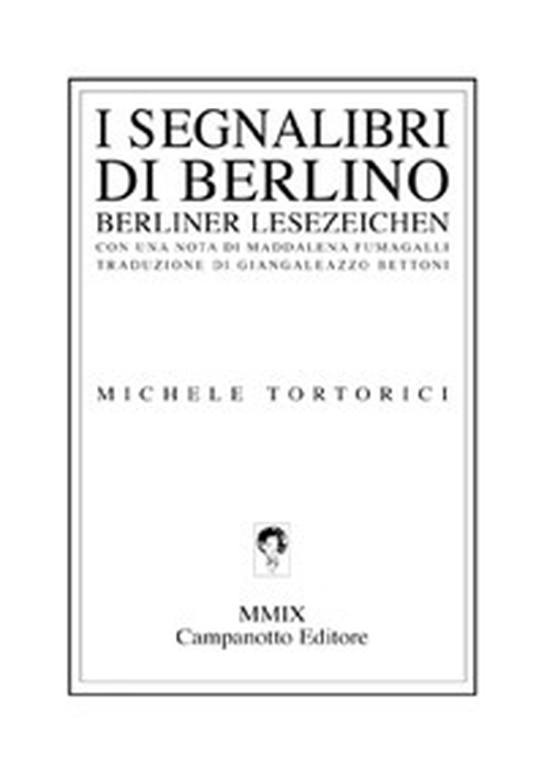 I segnalibri di Berlino - Librerie.coop I segnalibri di Berlino - Librerie.coop