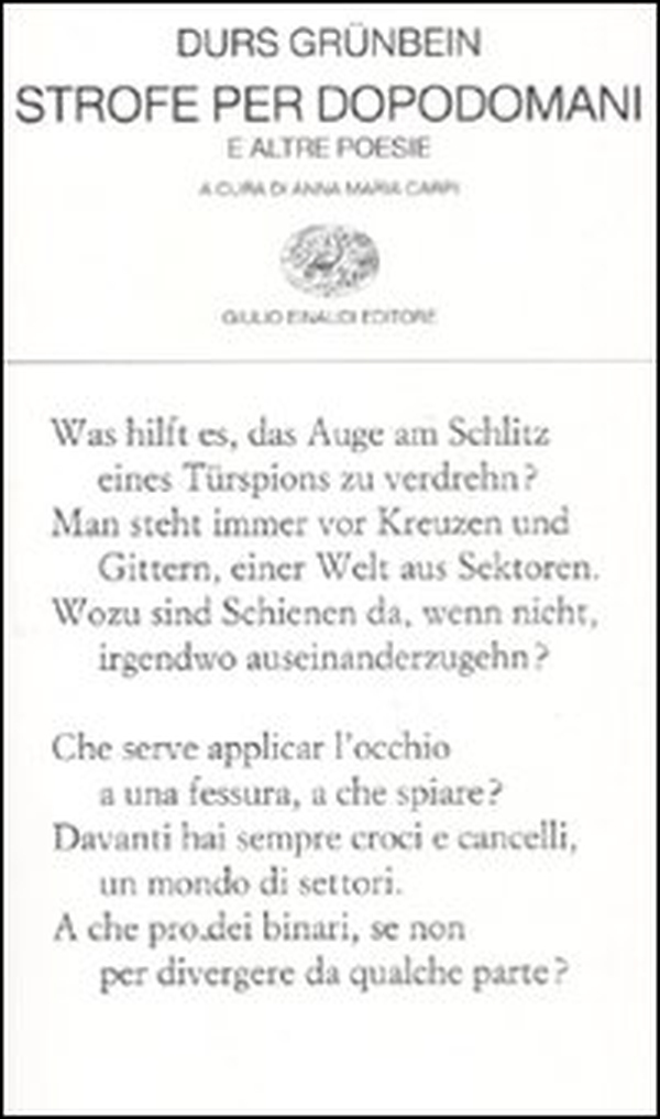 Strofe per dopodomani e altre poesie - Librerie.coop Strofe per dopodomani e altre poesie - Librerie.coop