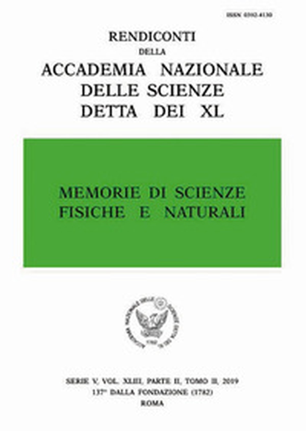 Memorie di scienze fisiche e naturali. Serie V. Rendiconti della Accademia Nazionale delle Scienze detta dei XL - Librerie.coop Memorie di scienze fisiche e naturali. Serie V. Rendiconti della Accademia Nazionale delle Scienze detta dei XL - Librerie.coop