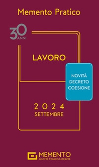Memento lavoro. Settembre 2024 - Librerie.coop
