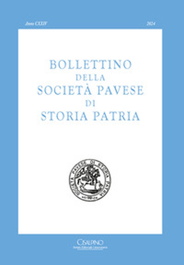 Bollettino della società pavese di storia patria - Vol. 124 - Librerie.coop Bollettino della società pavese di storia patria - Vol. 124 - Librerie.coop