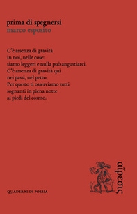 Prima di spegnersi - Librerie.coop