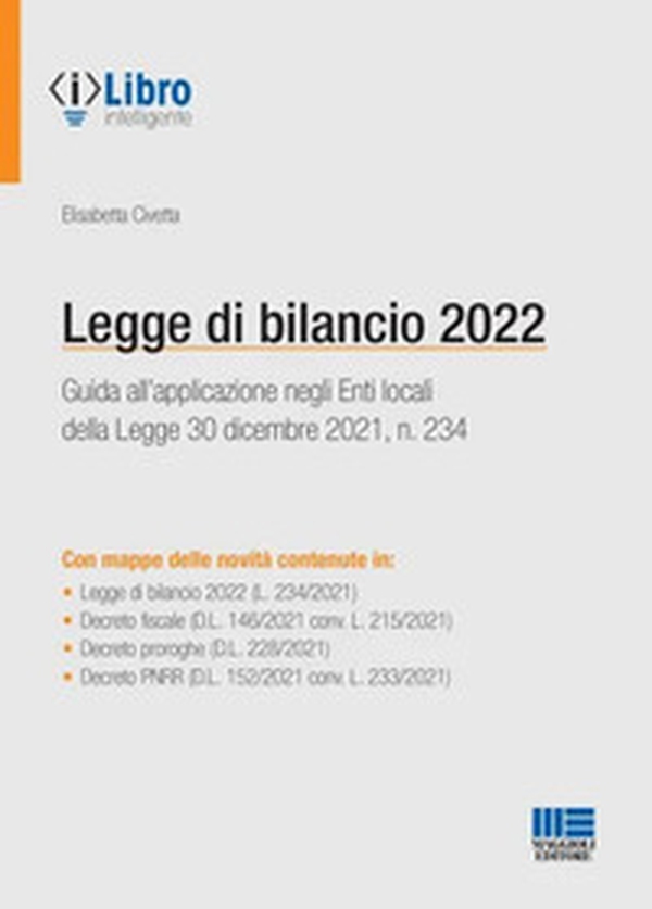 Legge di bilancio 2022 - Librerie.coop Legge di bilancio 2022 - Librerie.coop