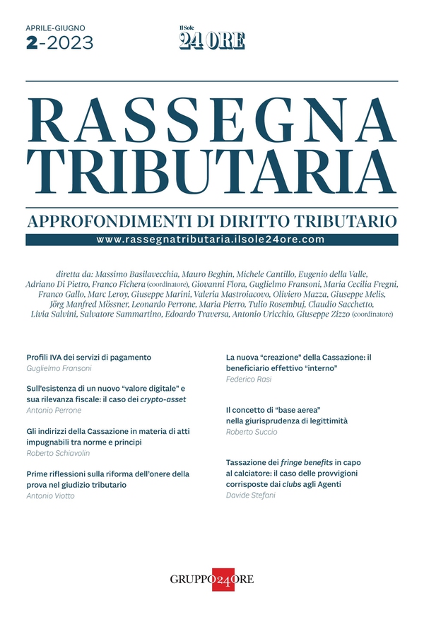 Rassegna Tributaria 2/2023 - Librerie.coop Rassegna Tributaria 2/2023 - Librerie.coop