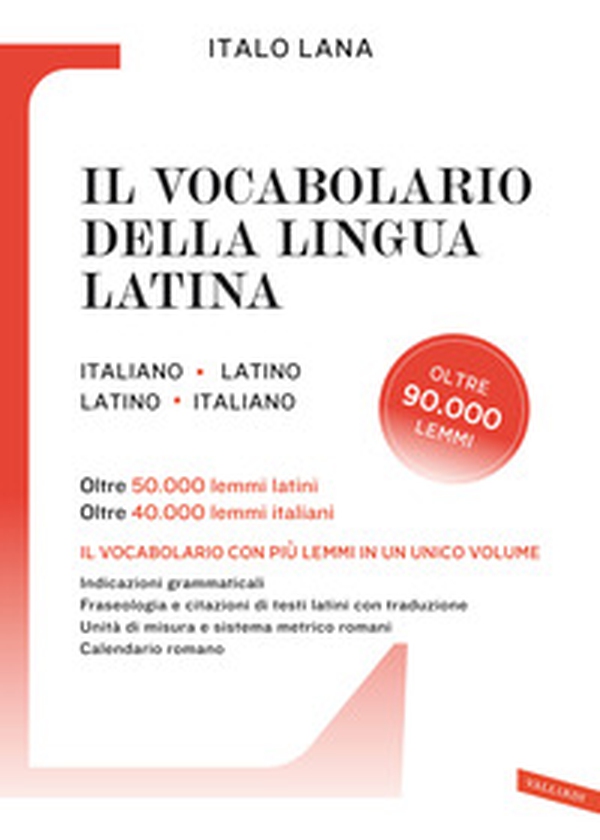 Il vocabolario della lingua latina - Librerie.coop Il vocabolario della lingua latina - Librerie.coop