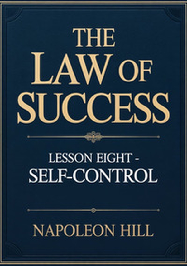 The law of success. Lesson Eight. Self-control - Librerie.coop