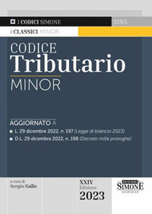 Codice tributario. Ediz. minor - Librerie.coop Codice tributario. Ediz. minor - Librerie.coop