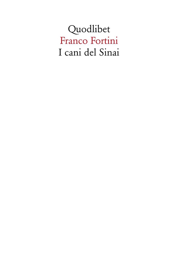 I cani del Sinai - Librerie.coop I cani del Sinai - Librerie.coop