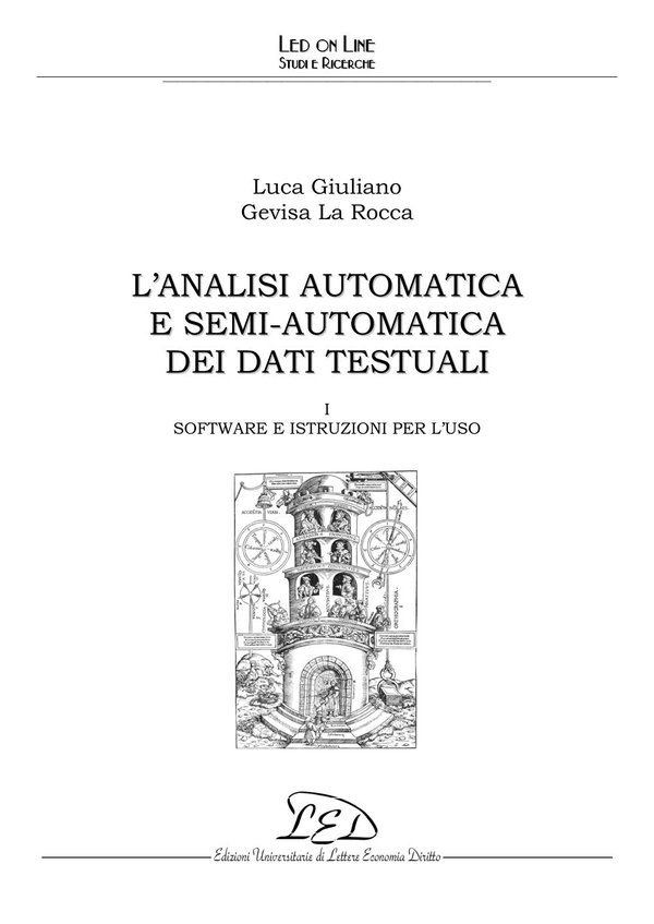 L’analisi automatica e semi-automatica dei dati testuali - I - Librerie.coop L’analisi automatica e semi-automatica dei dati testuali - I - Librerie.coop