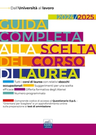 EBOOK- Guida completa alla scelta del corso di laurea - Librerie.coop