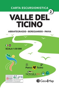 Carta escursionistica Valle del Ticino. Scala 1:50.000. Ediz. italiana, inglese, tedesca e francese - Librerie.coop