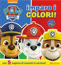 Imparo i colori! Con 5 sagome di cuccioli in cartone. Paw Patrol - Librerie.coop