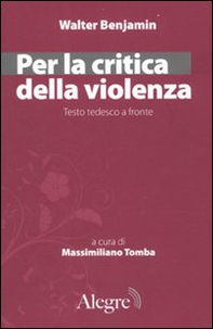 Per la critica della violenza - Librerie.coop